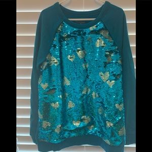 Flip sequin sweatshirt